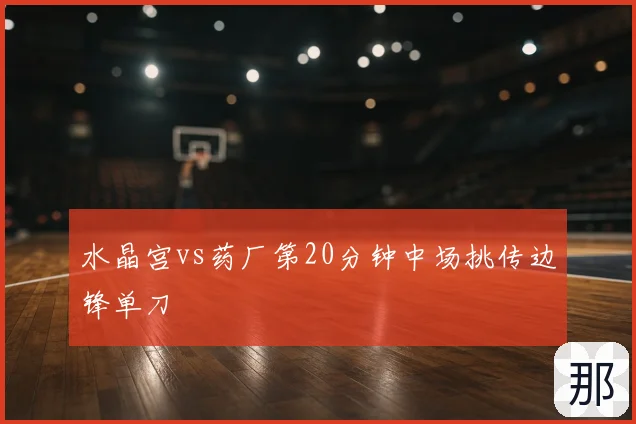 水晶宫vs药厂第20分钟中场挑传边锋单刀